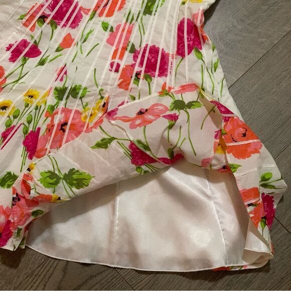 Guess Jeans Sundress Floral Junior’s Sz 3 Multi Color Spaghetti Strap Mini. - Picture 10 of 16